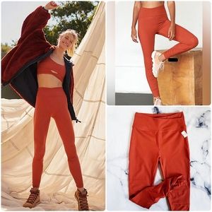 NWT FP Movement Freeform Leggings in Burnt Sienna